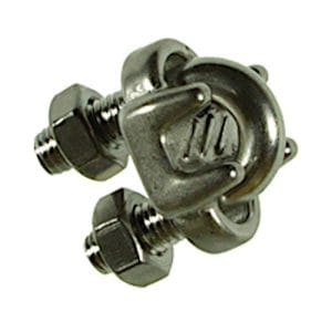 Zacisk do liny typ B ze stali nierdzewnej