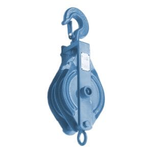 Zblocze linowe dwukrążkowe rozbieralne PKE