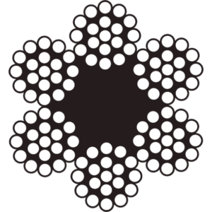 Lina stalowa 6x19 + FC 1960 N/mm²