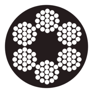 Lina stalowa 6x19 + FC PCV 1960 N/mm²