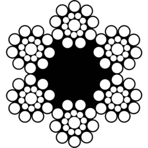 Lina stalowa S 6x19 + FC 1960 N/mm²
